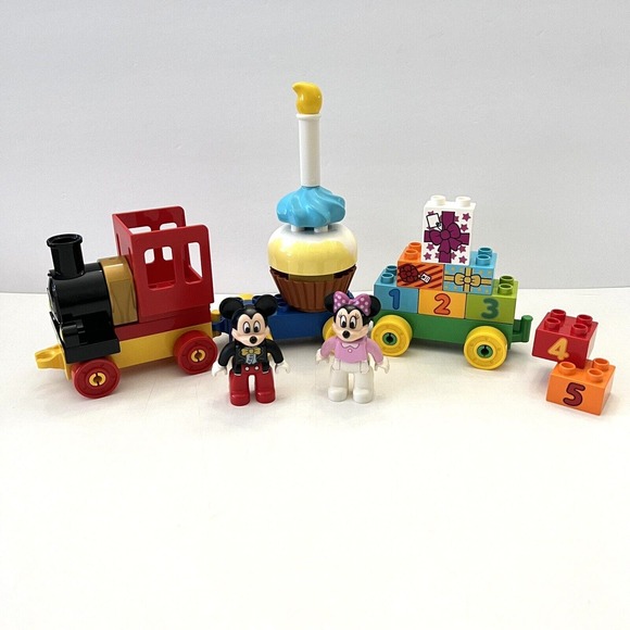 LEGO DUPLO 10597 Mickey & Minnie Birthday Parade Disney Train Incomplete Toy Set - Picture 1 of 11
